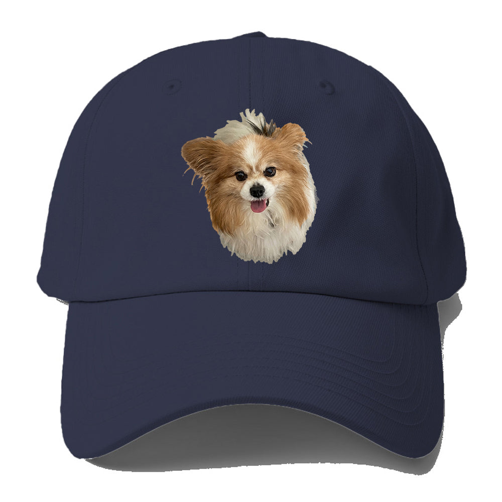 Papillon Puppy Baseball Cap