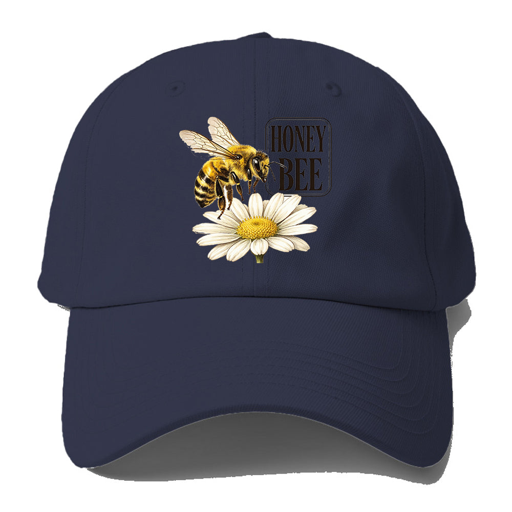 Honey Bee Daisy Baseball Cap