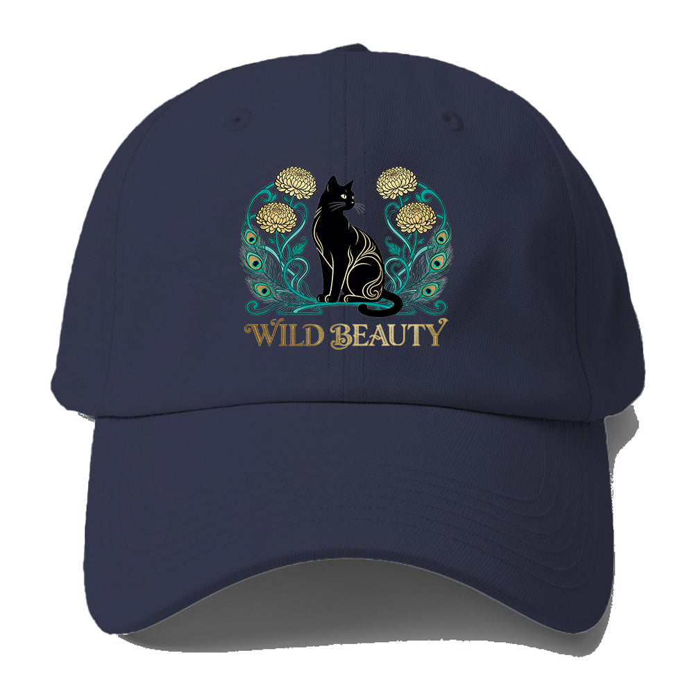 Wild Beauty Black Cat Baseball Cap