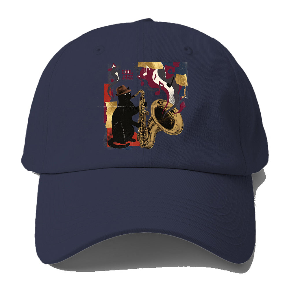 Cool Jazz Cat Baseball Cap