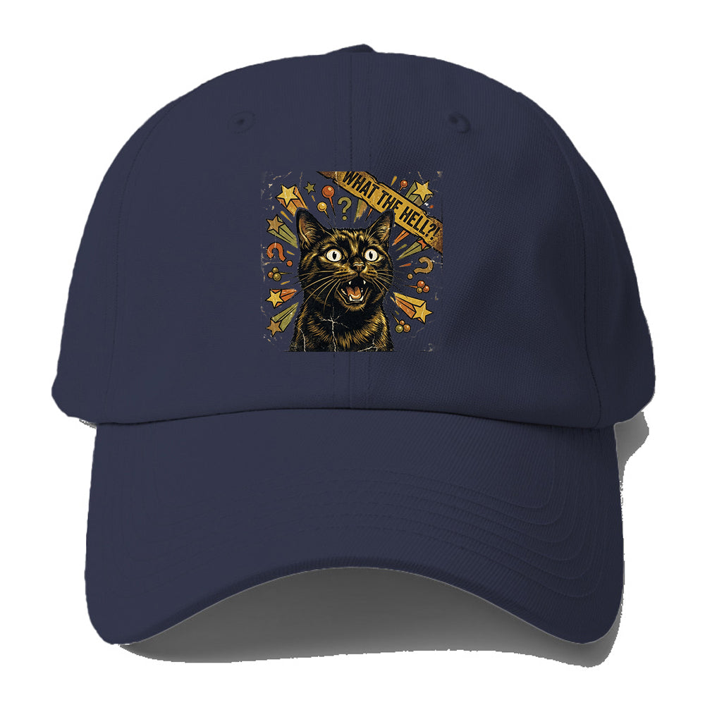 What The Hell Cat Baseball Cap