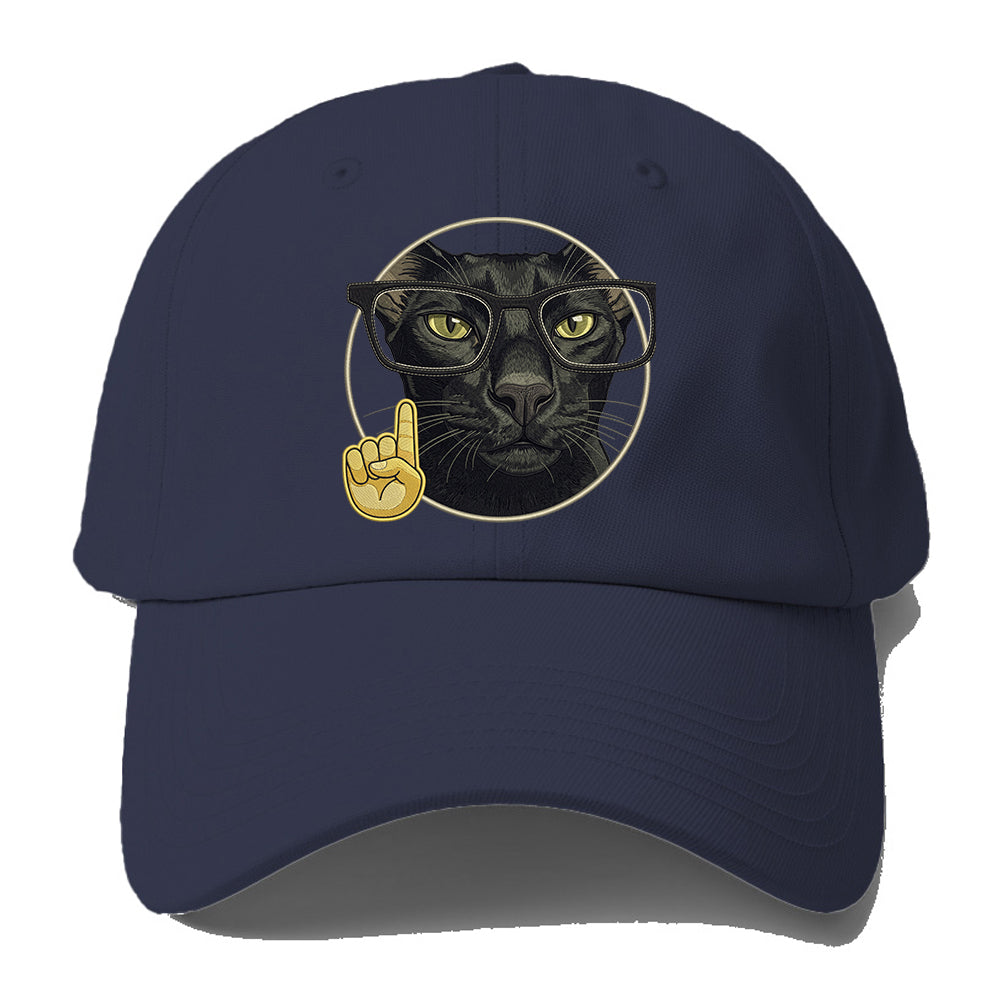 Black Cat Glasses Baseball Cap