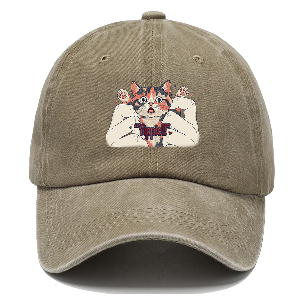 Yippie Cat Fun Classic Cap