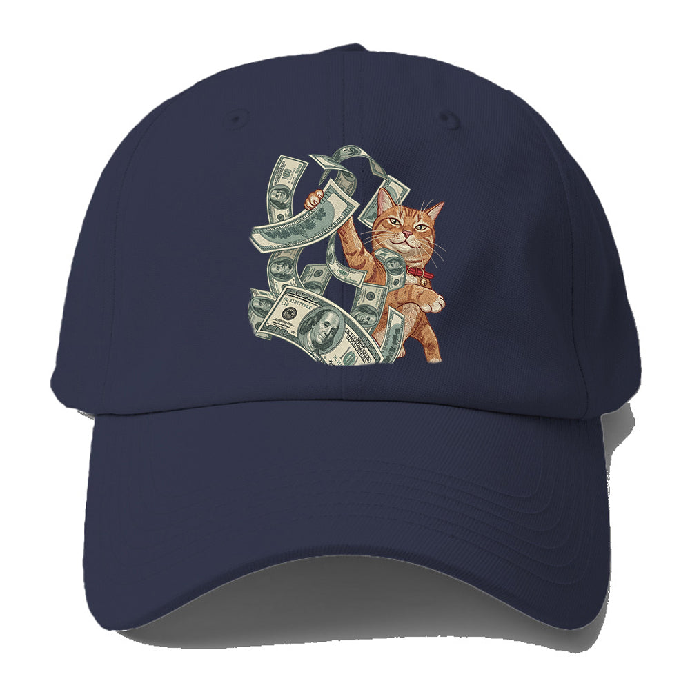Money Cat Cash Baseball Cap