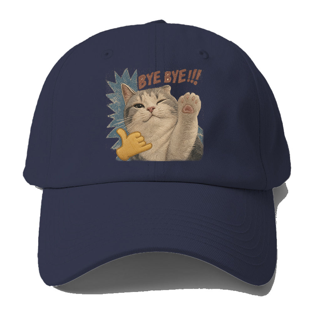 Bye Bye Cat Baseball Cap