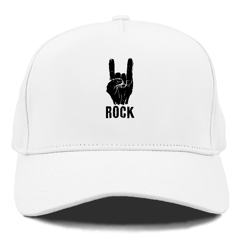 hand horn rock n roll Hat