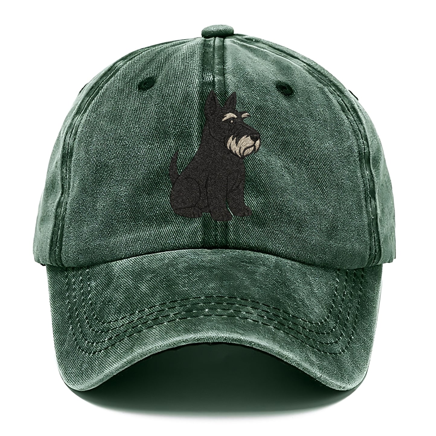 Scottish Terrier Black Sitting Pose Hat