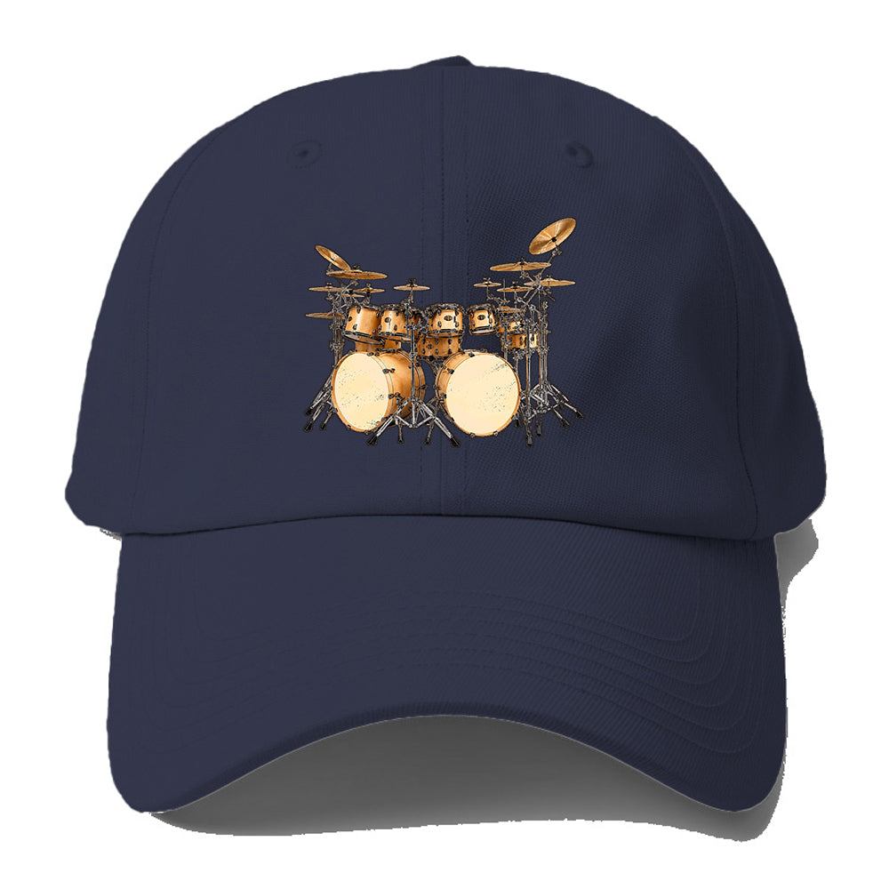 Double Bass Drum Kit Baseball Cap