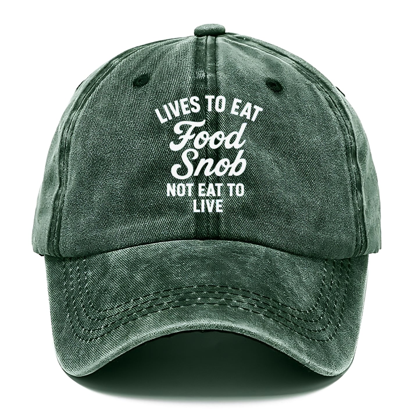 food snob lives to eat Hat