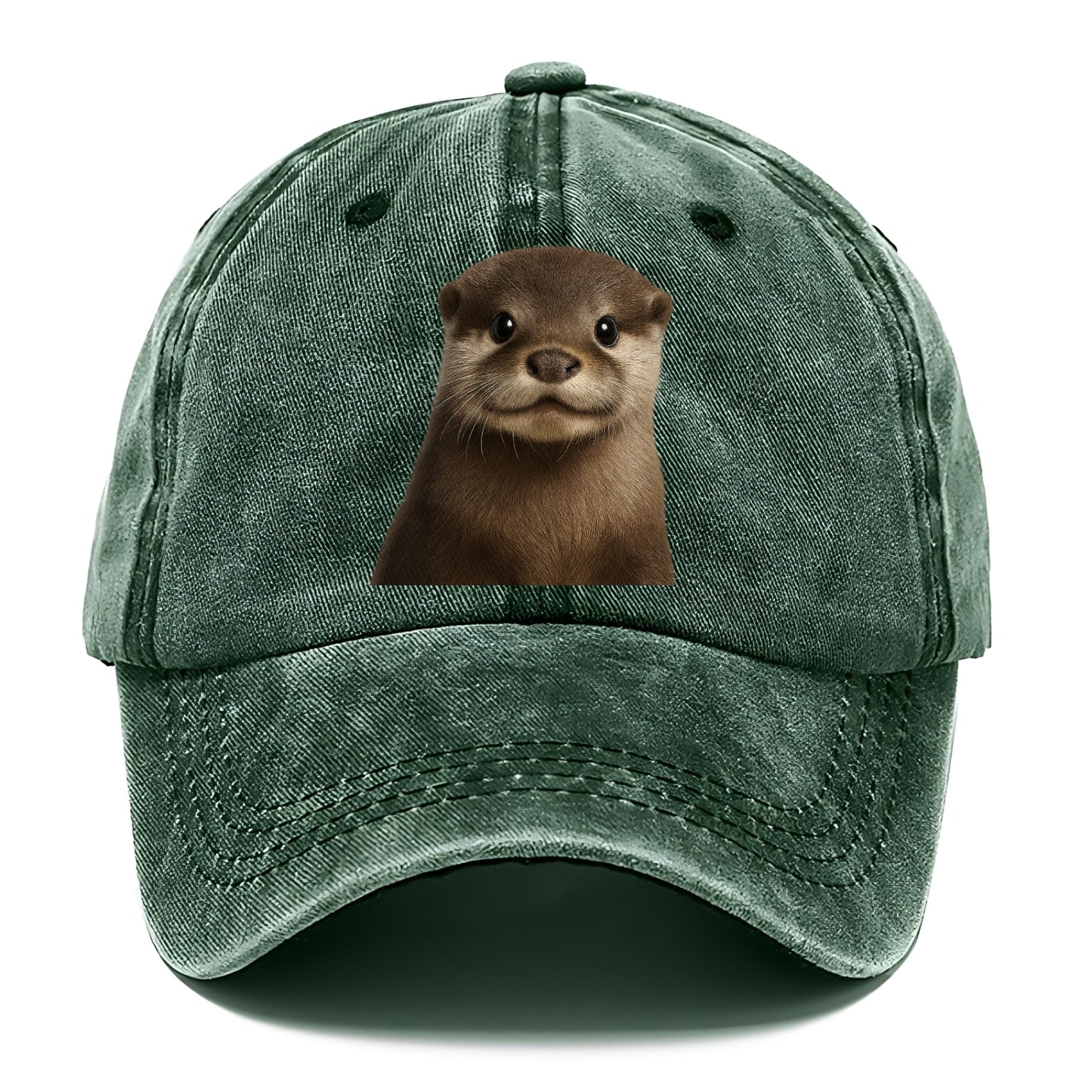 otter portrait design Hat