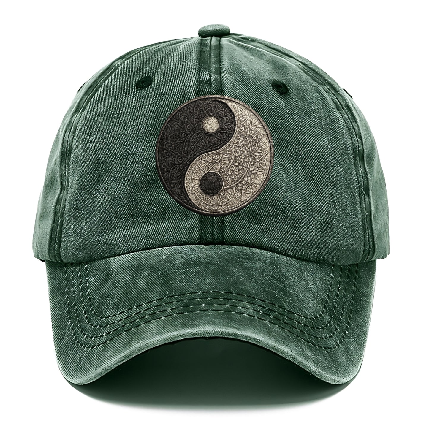 mandala yin yang pattern Hat