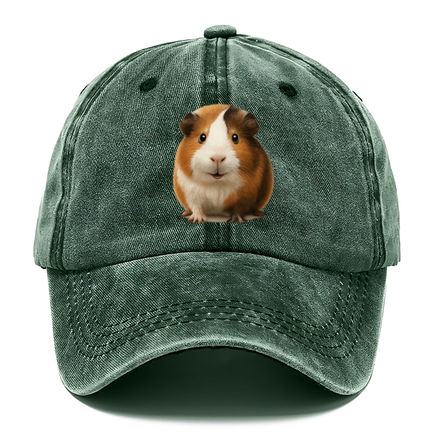 adorable guinea pig portrait design Hat