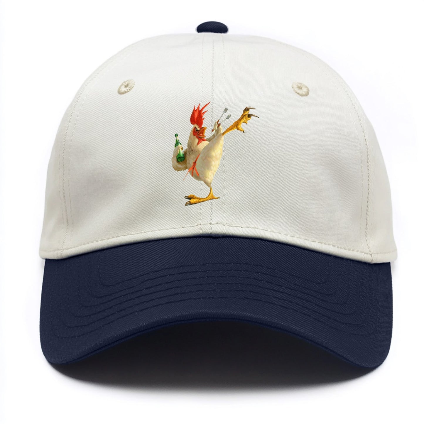 Crazy Rooster Fantasy Art Hat