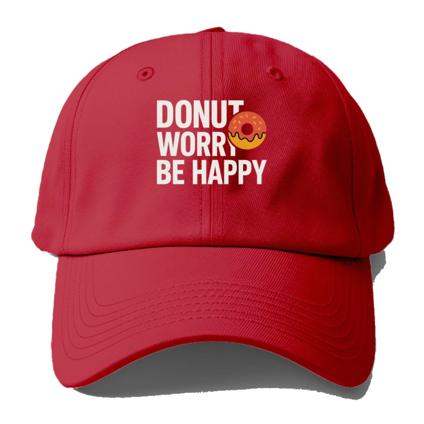 donut worry be happy Hat