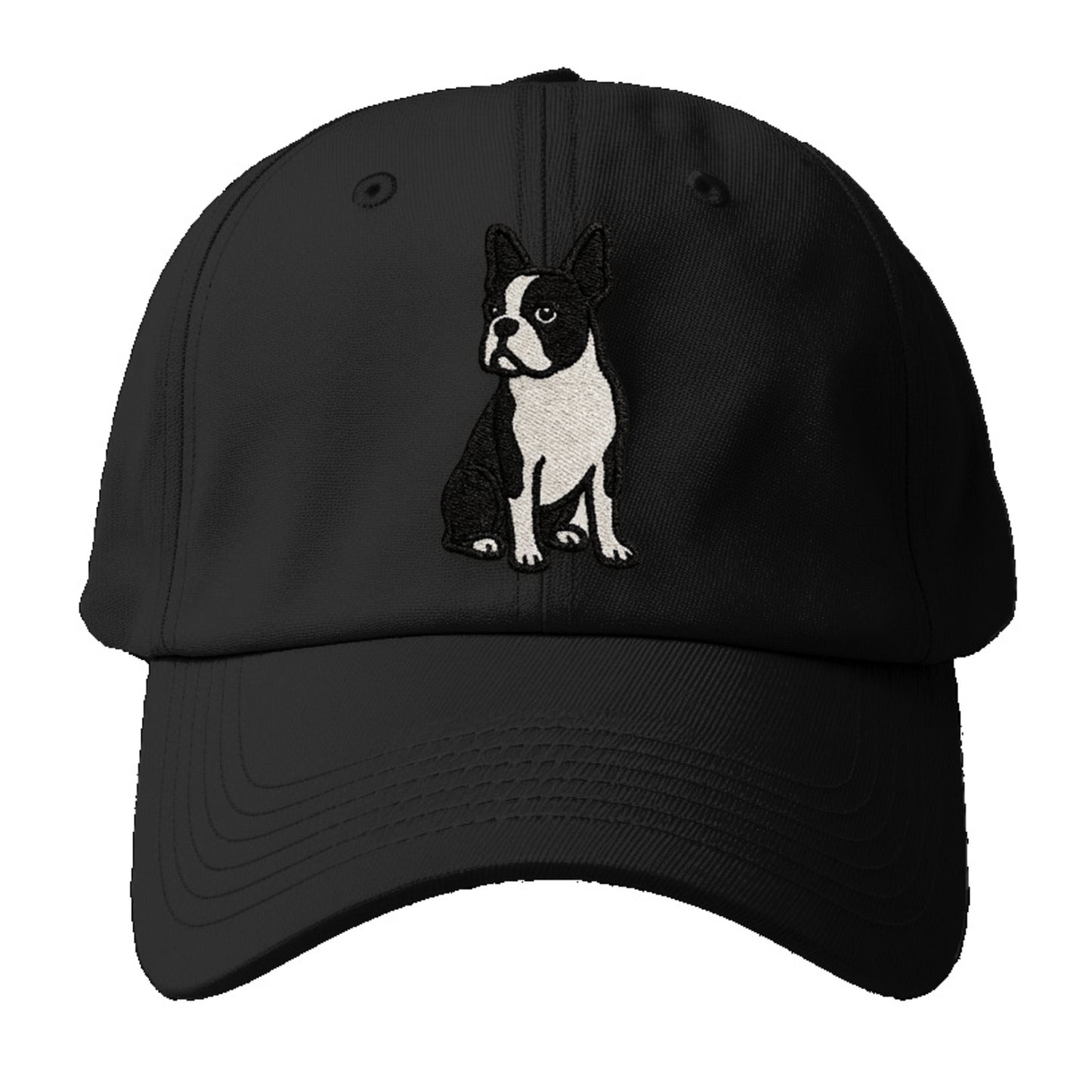 boston-terrier-black-white-tuxedo-charming-companion Hat