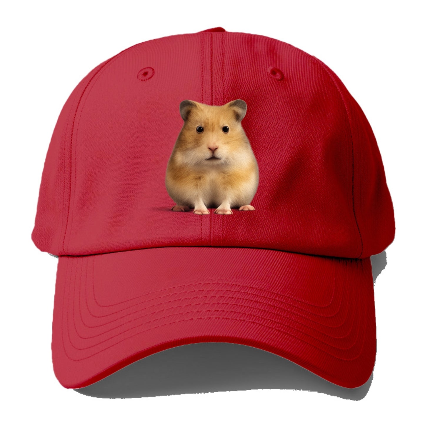cute realistic hamster illustration portrait Hat