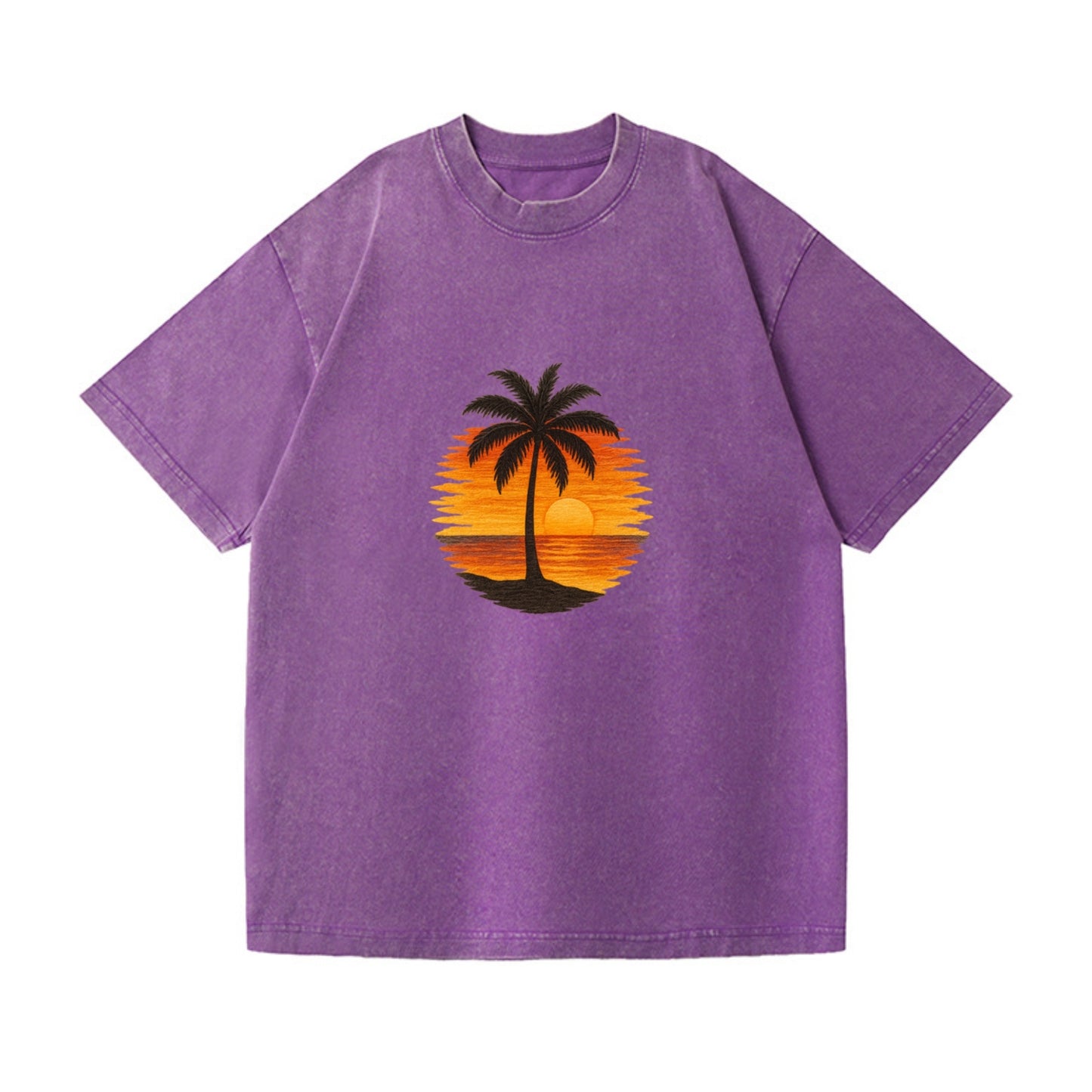 sunset palms paradise Hat