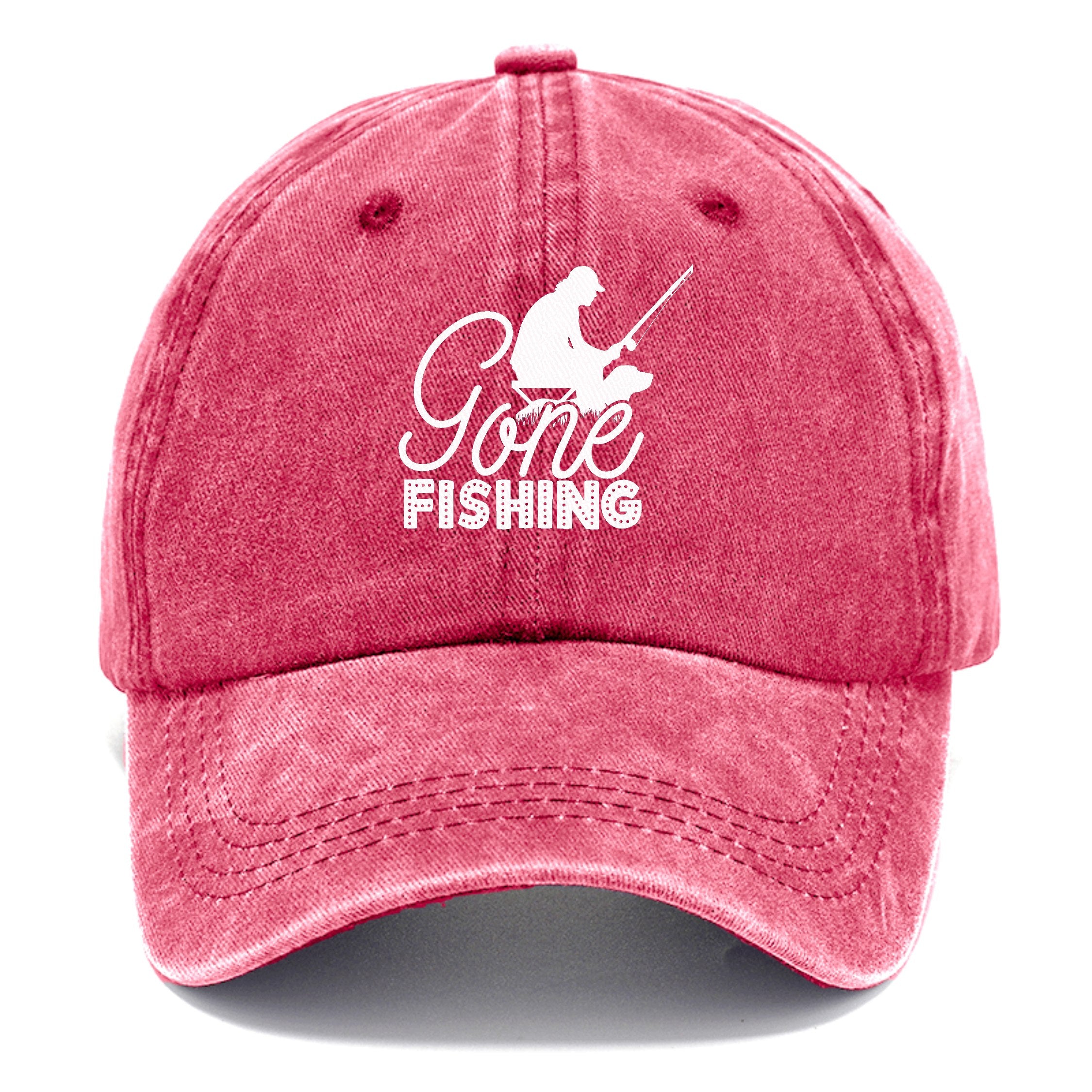 Gone Fishing Classic Cap Pomegranate Blush(Pink)