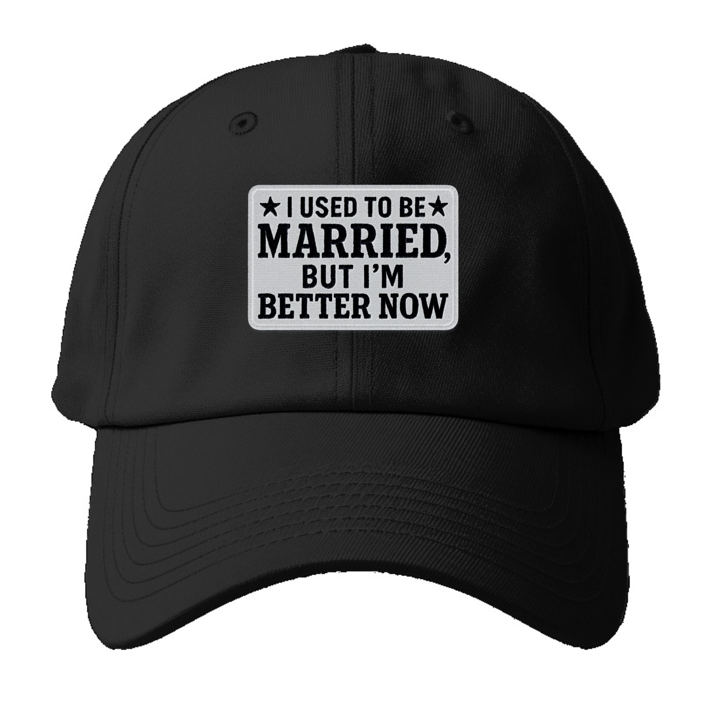 i used to be married but i'm better now Hat
