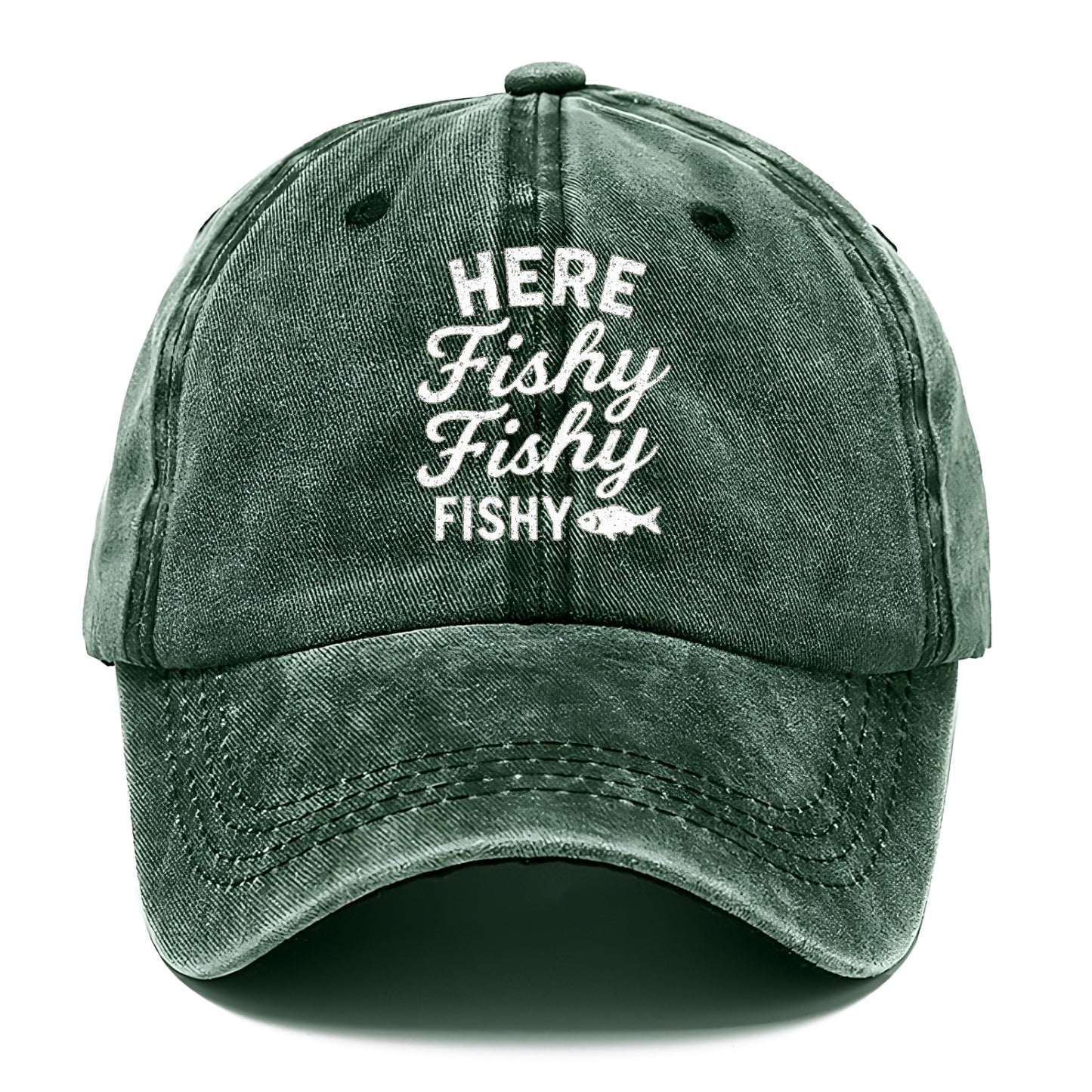 here fishy fishy fishing lure Hat