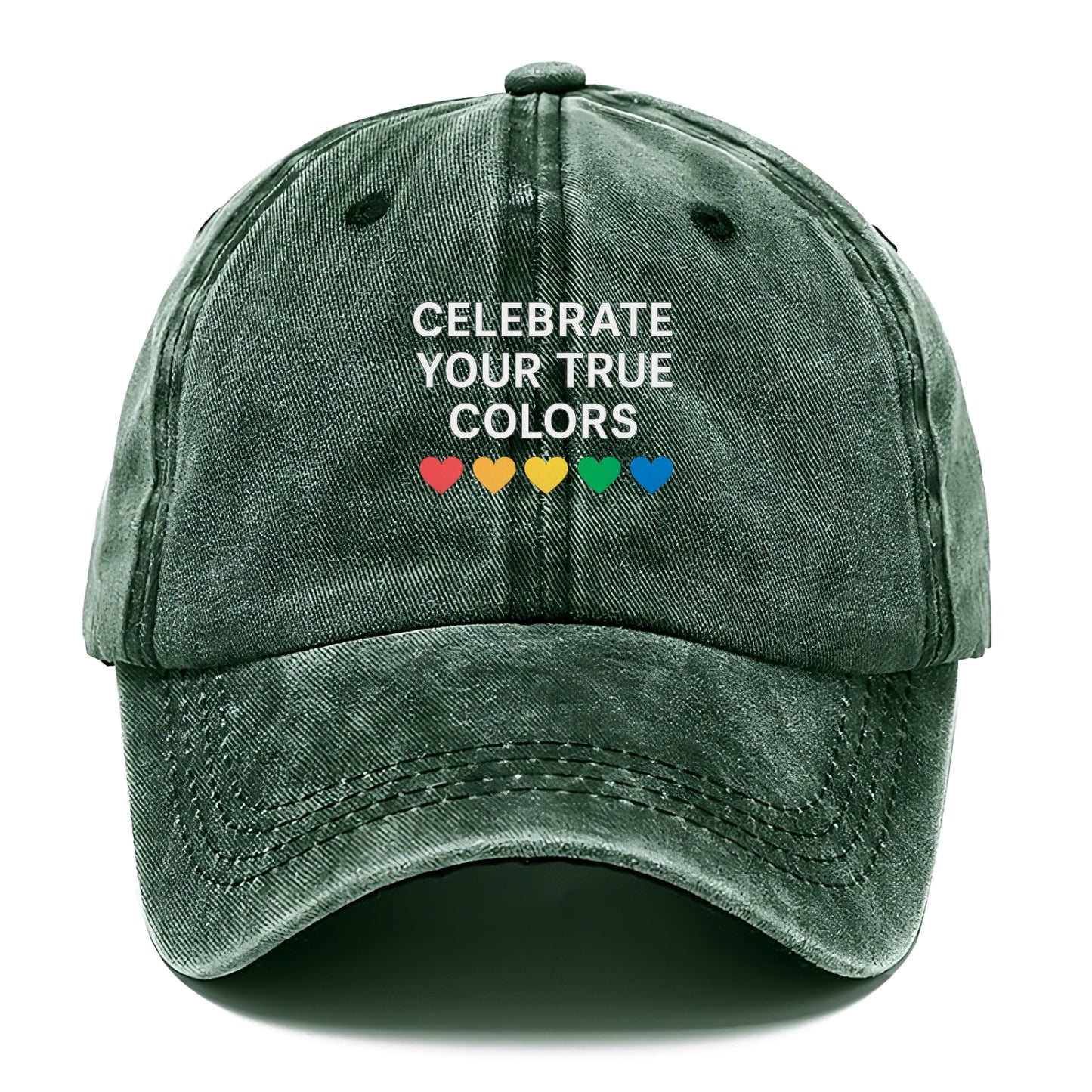 pride inspirational hearts Hat