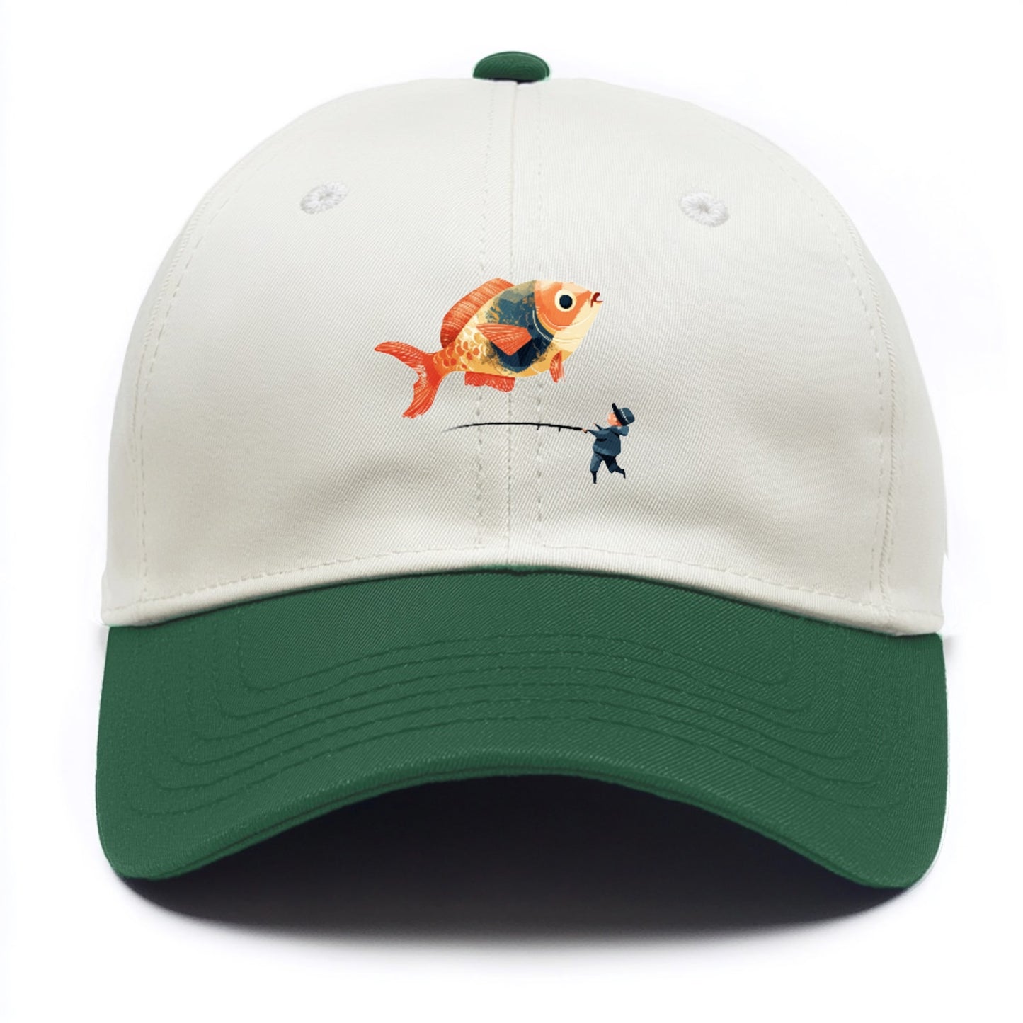 Big Catch Man and Fish Hat