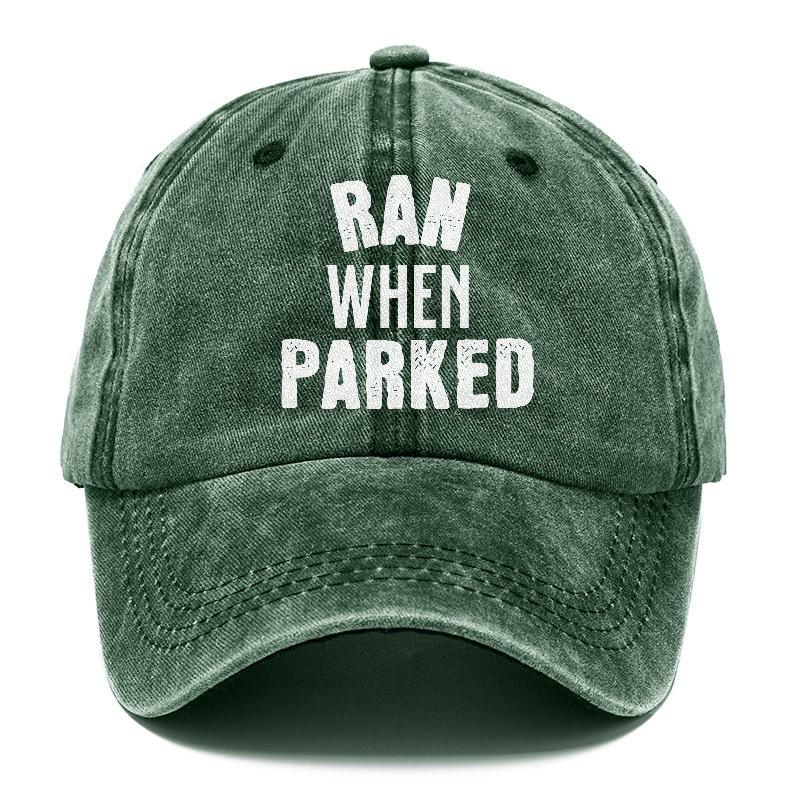 Vintage Charm: The Nostalgic 'Ran When Parked' Hat - Pandaize