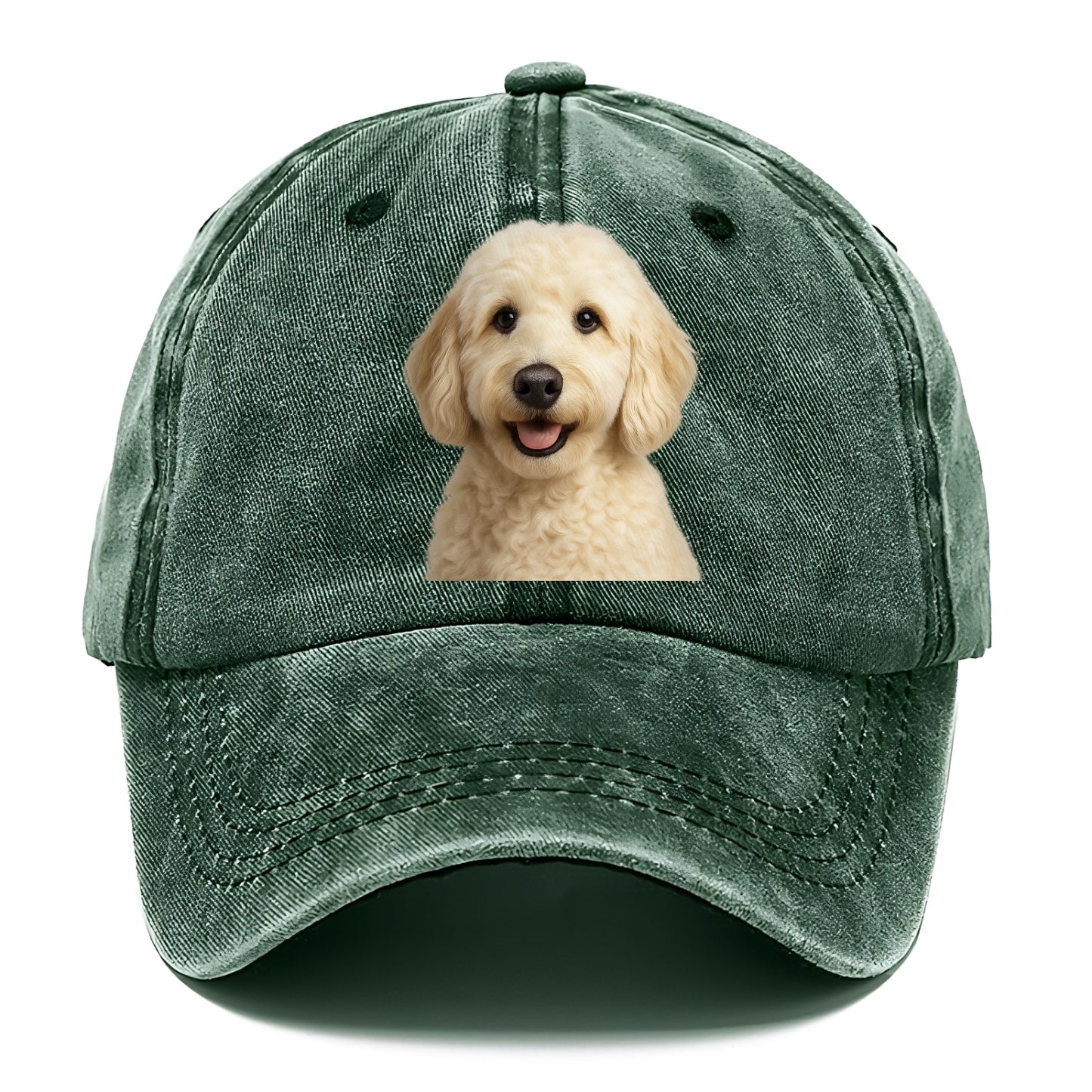 english cream doodle portrait design Hat