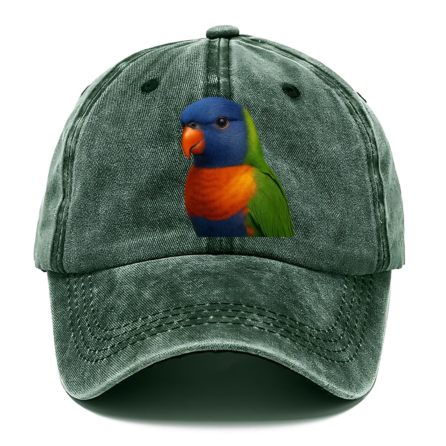 rainbow portrait design Hat