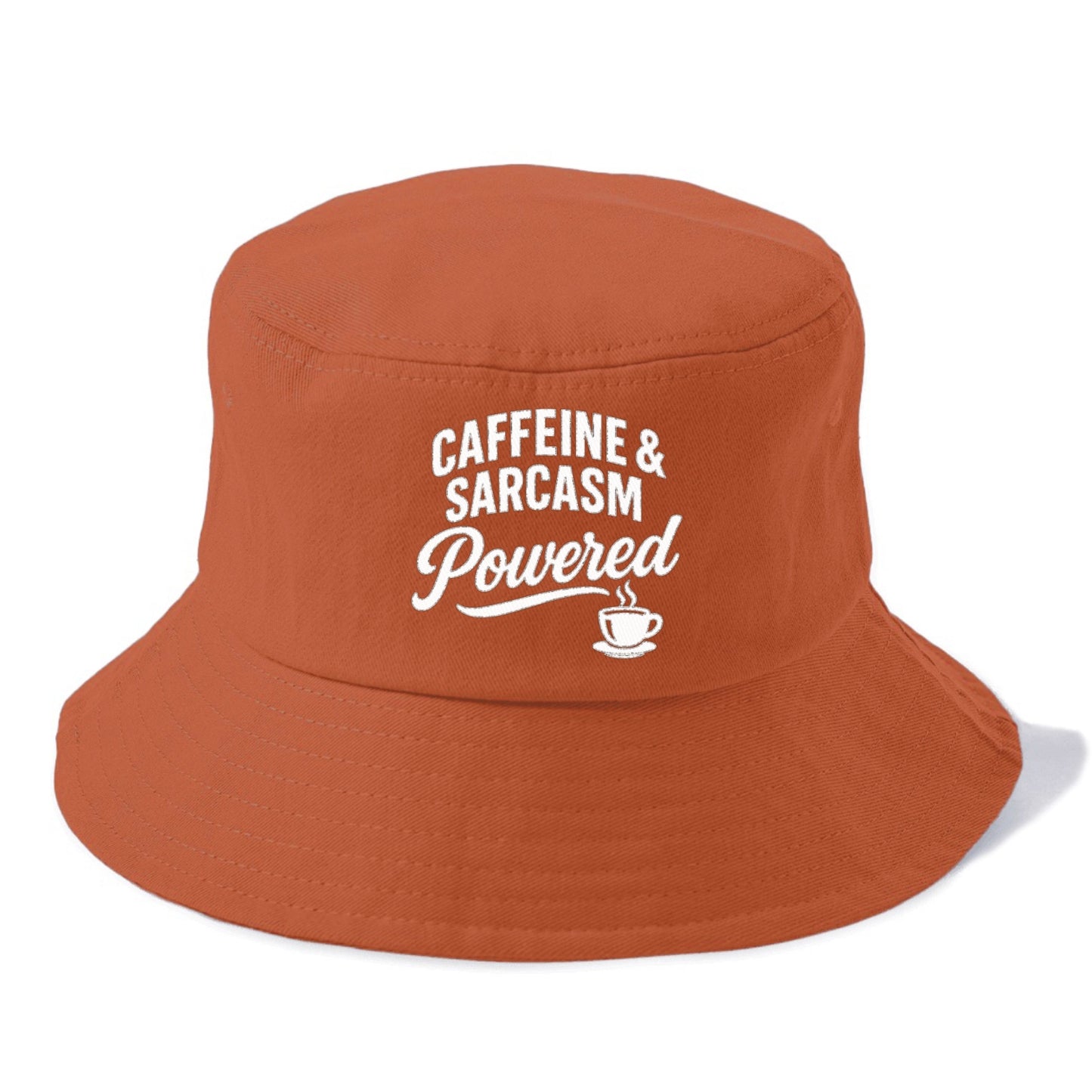 caffeine and sarcasm powered design Hat