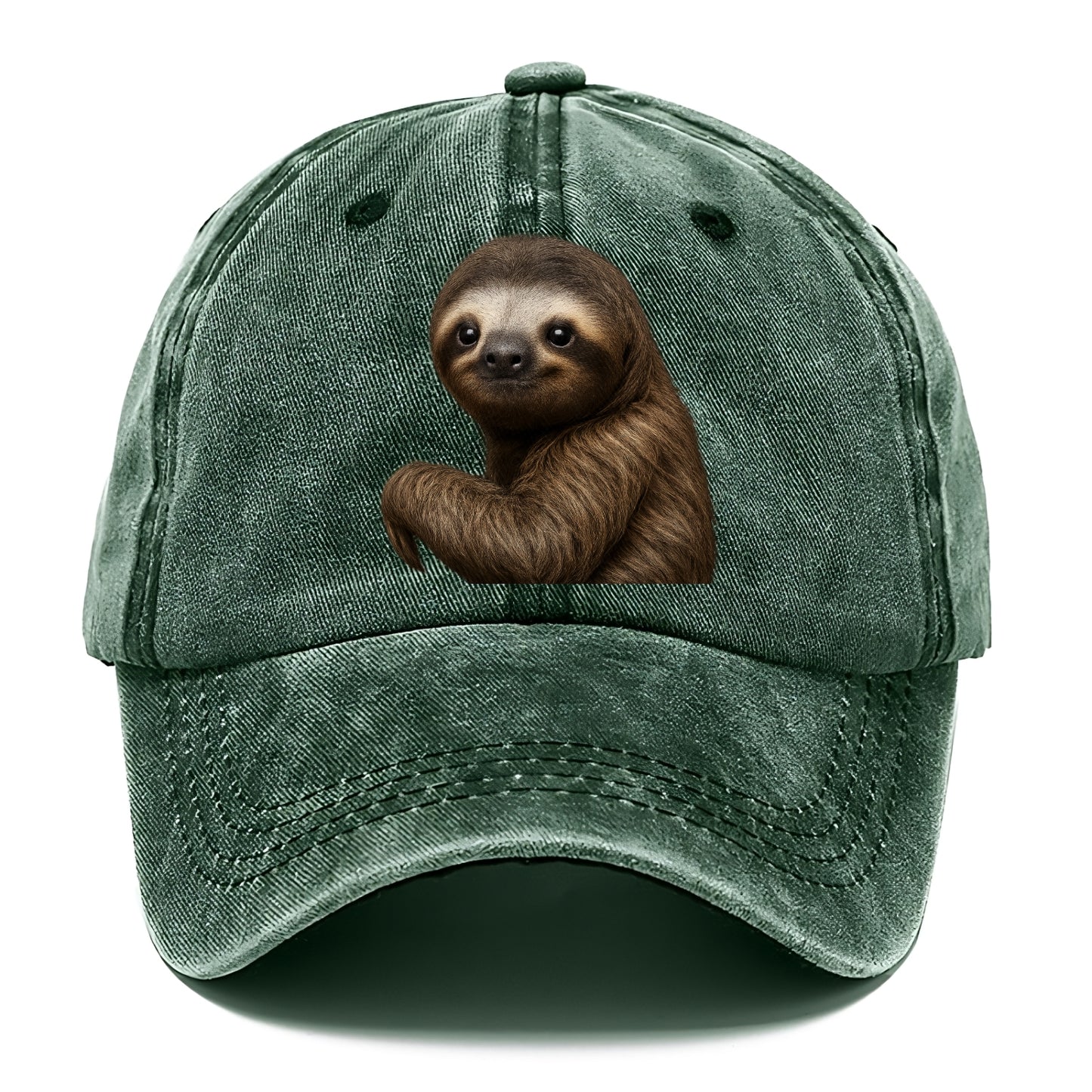 sloth portrait design Hat