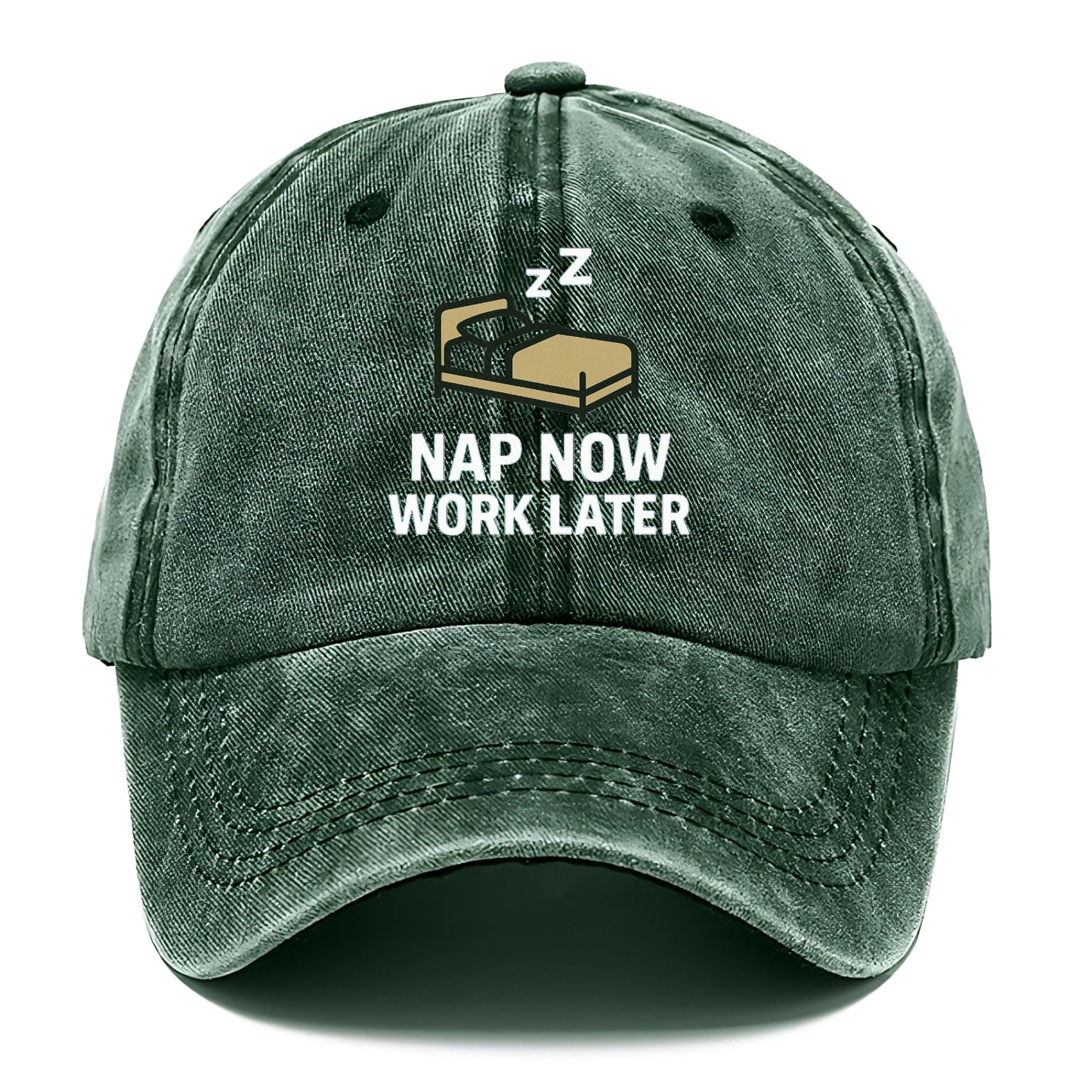 nap now work later Hat