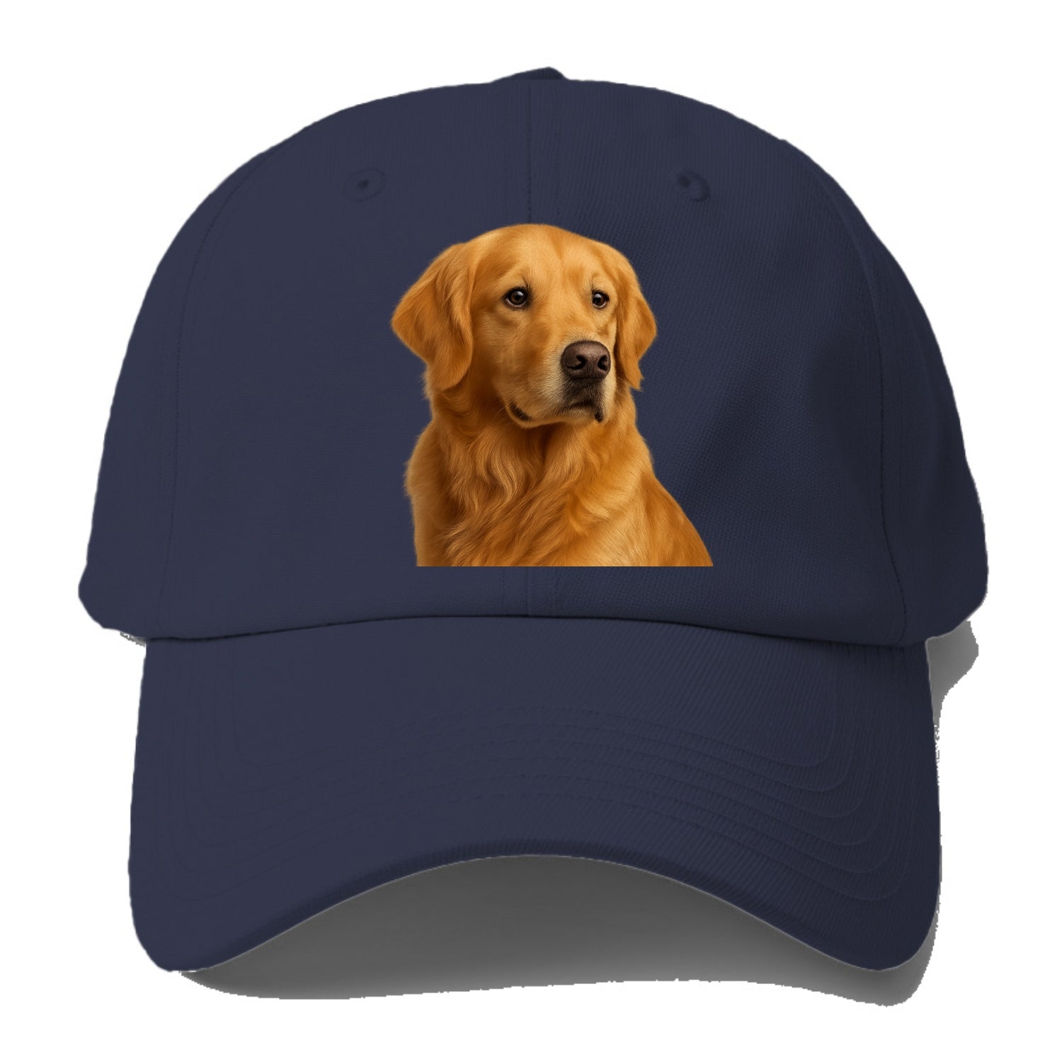 Golden Retriever Dog Dad Cap Cute Golden Retriever Wearing A
