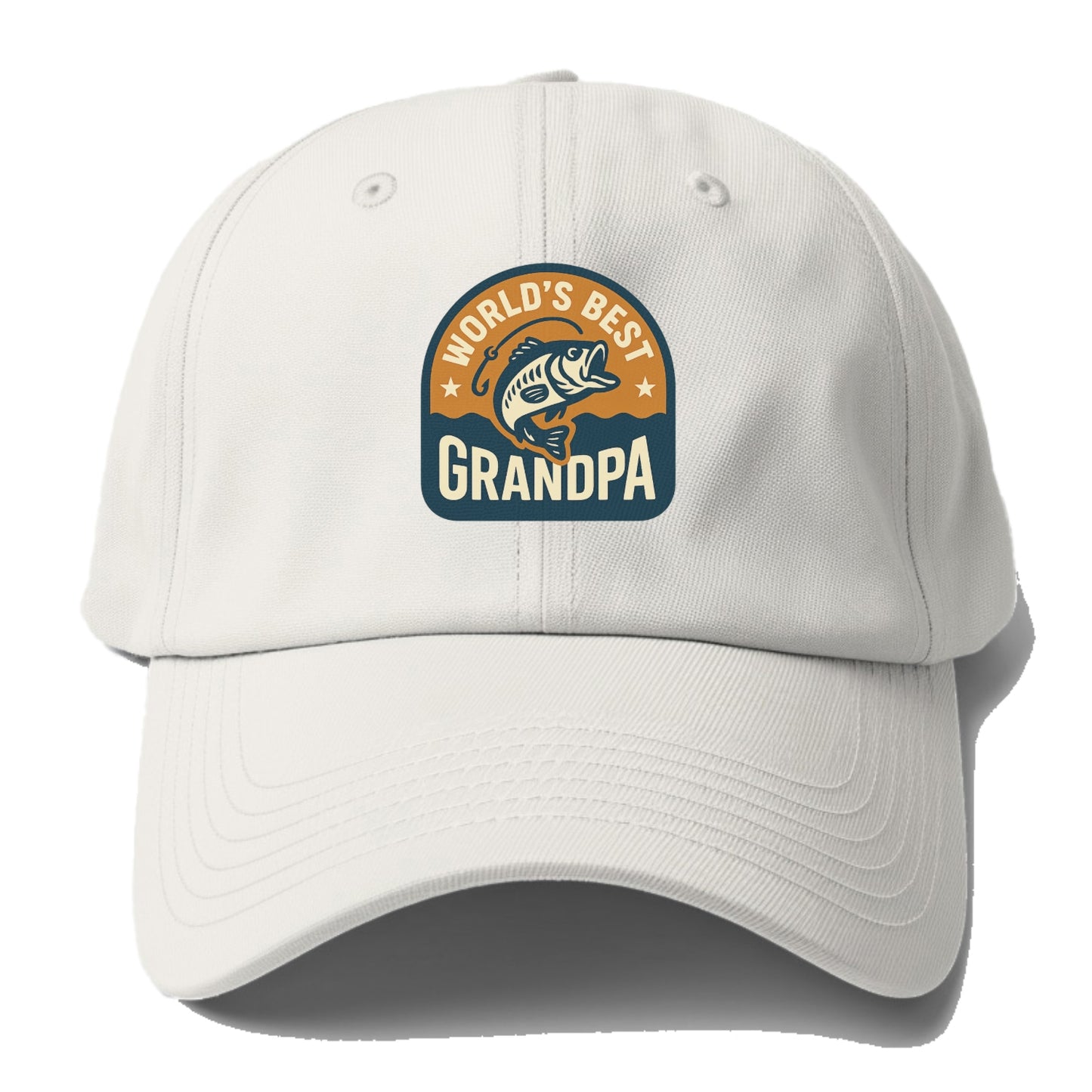 world's best grandpa fishing Hat