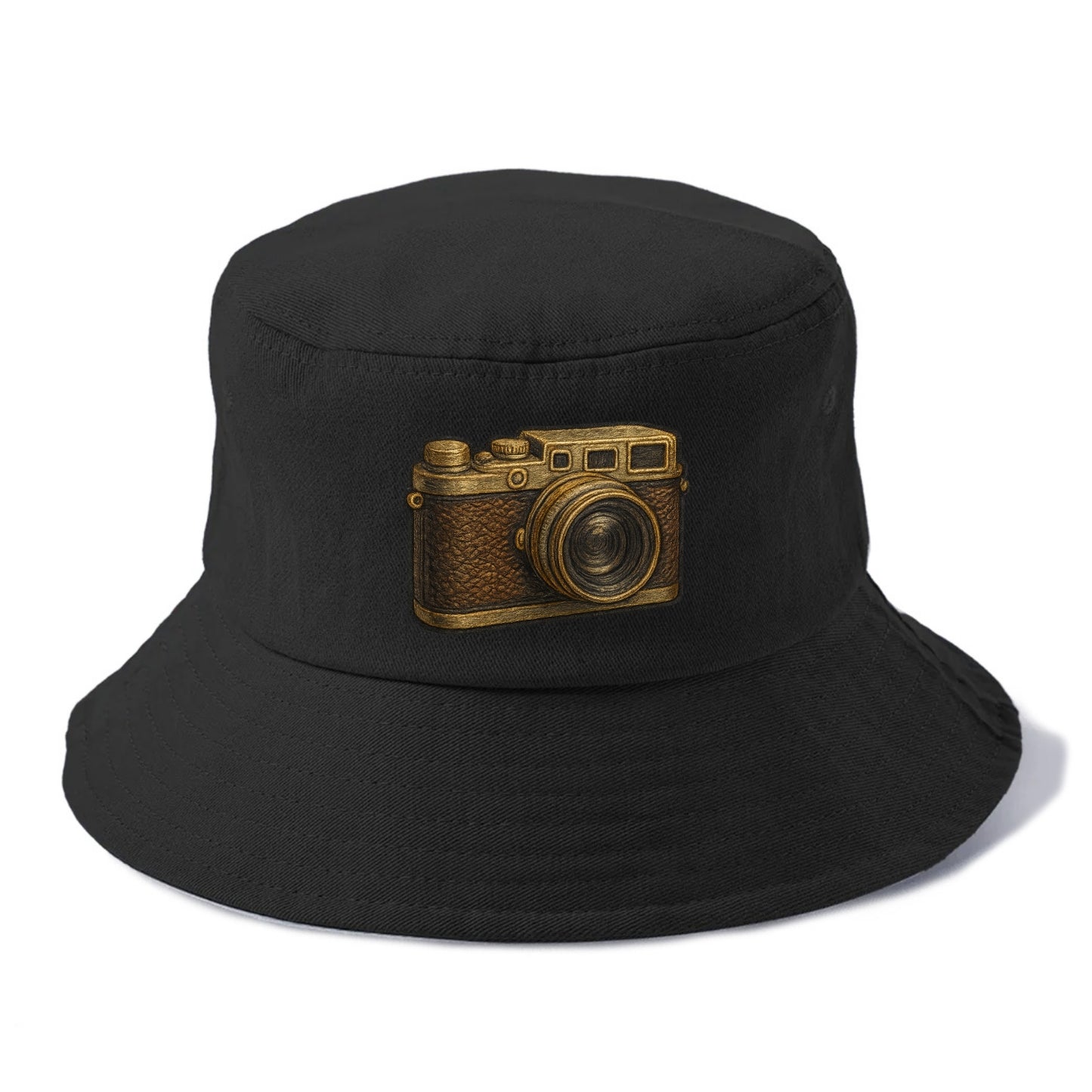 Film Camera - Bucket Hat - Black