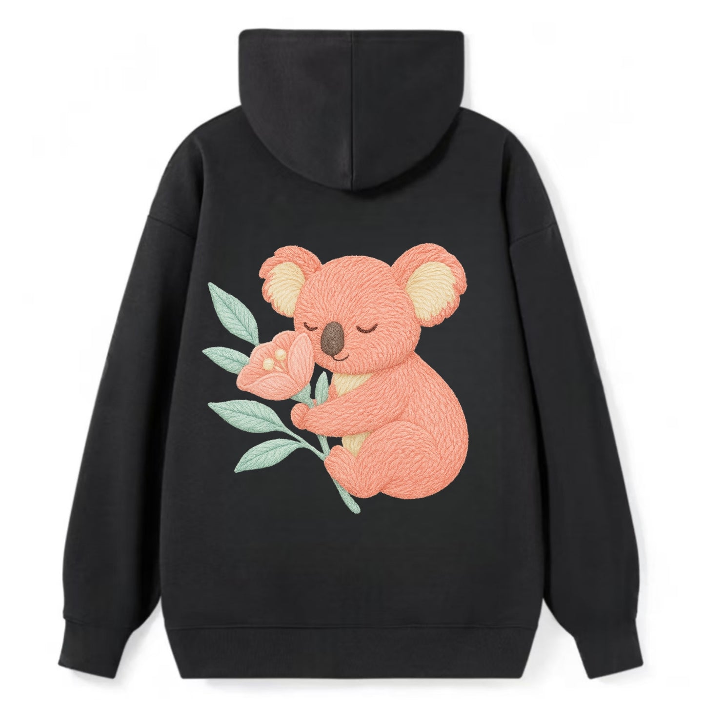 Coral Koala - Classic Pullover Hoodie - Black
