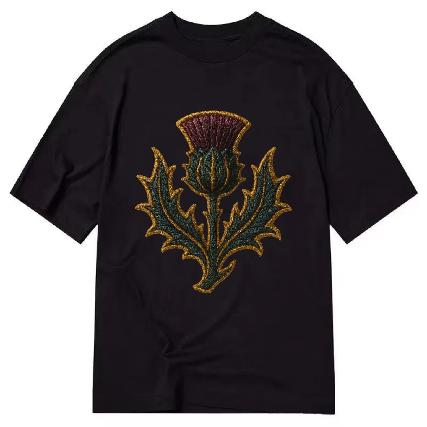 Scottish Thistle - Classic T-shirt - Black
