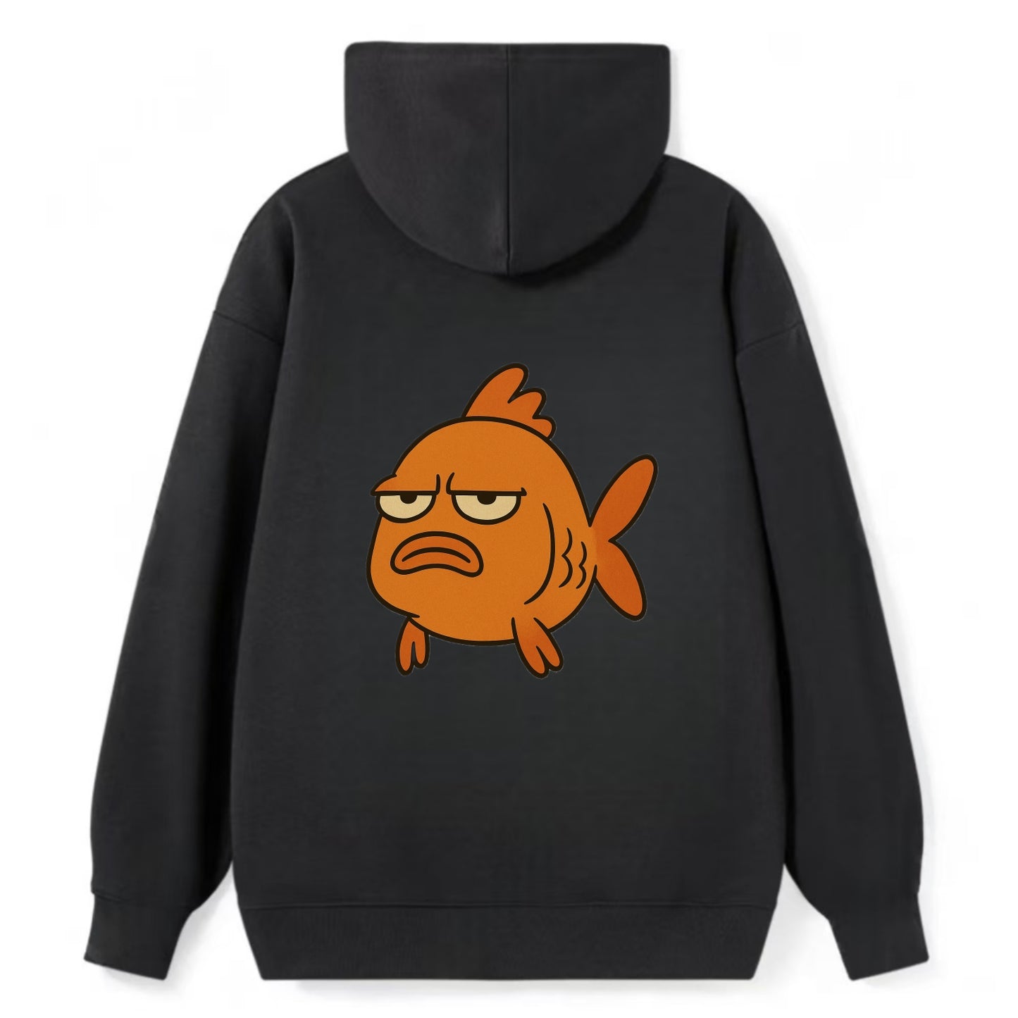 The Goldfish Judging Silently - Classic Pullover Hoodie - Black