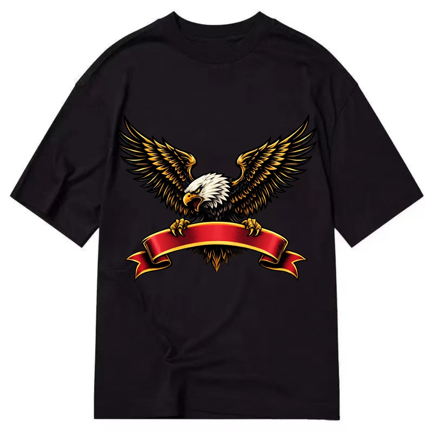 Eagle Banner - Classic T-shirt - Black