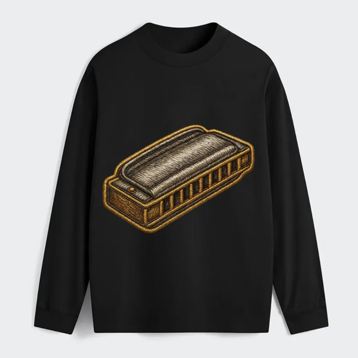 Harmonica - Classic Long Sleeve Shirt - Black