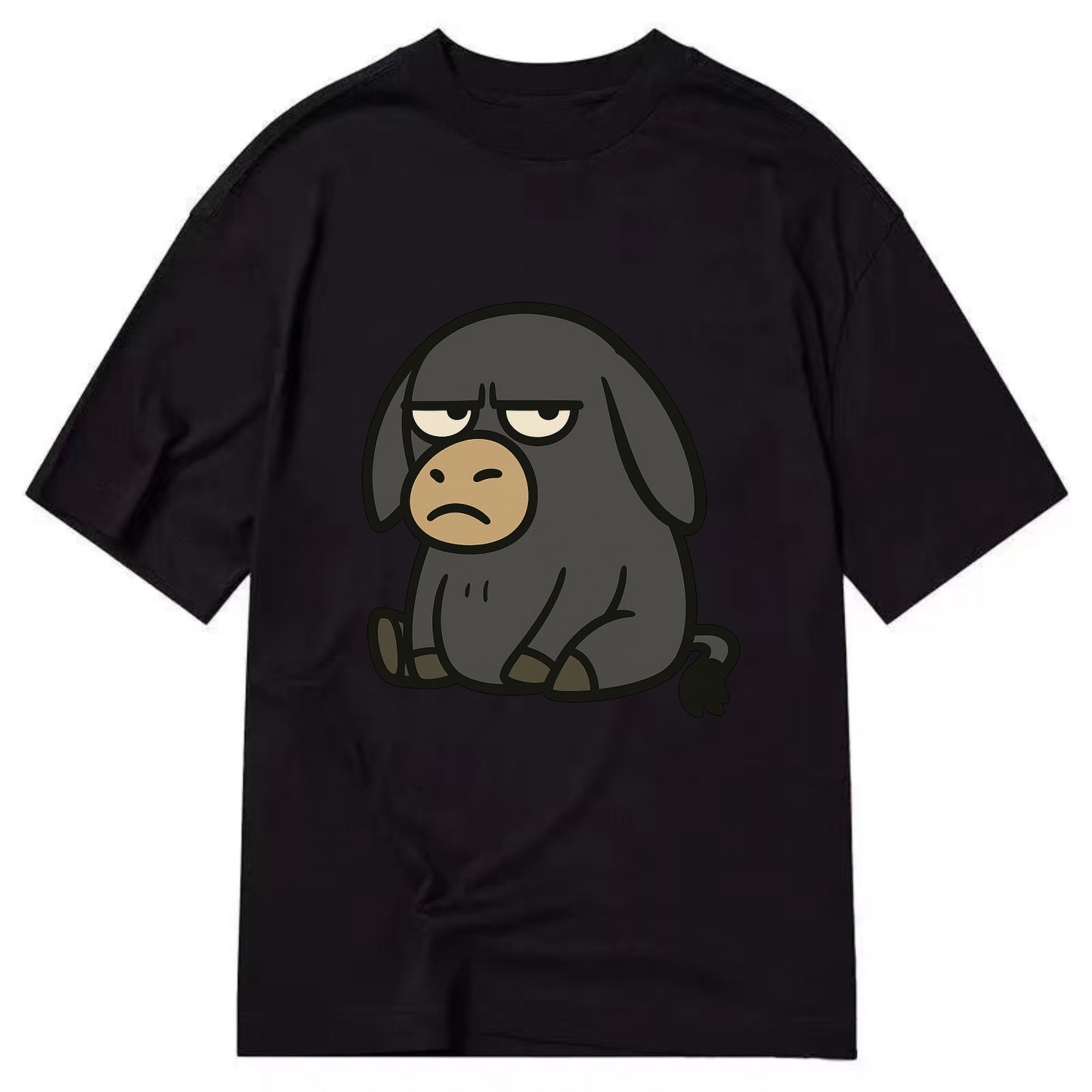 The Donky Judging Silently - Classic T-shirt - Black