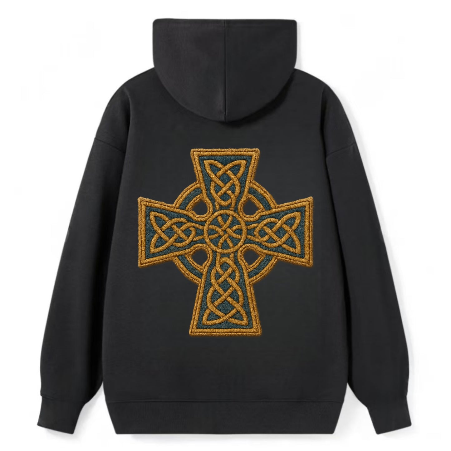 Book Of Kells Cross - Classic Pullover Hoodie - Black