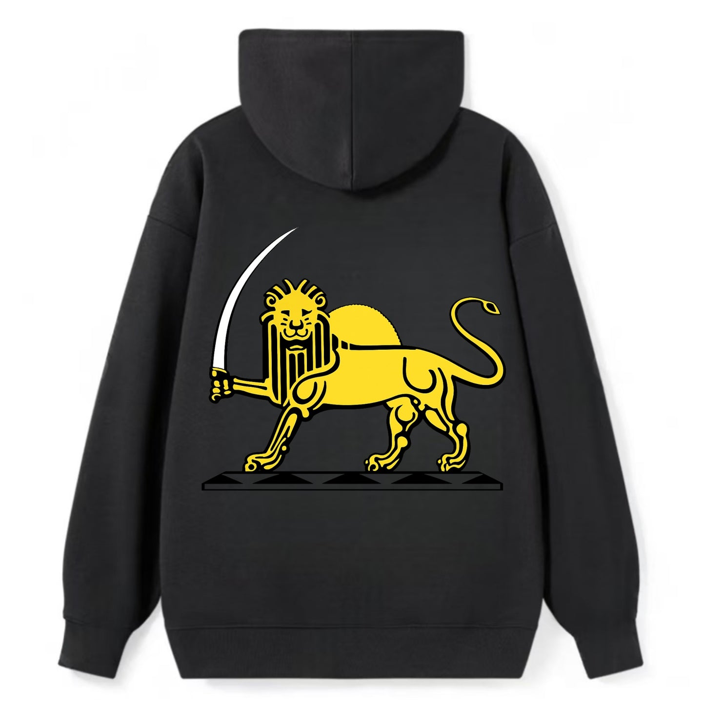 Lion Of The Rising Blade - Classic Pullover Hoodie - Black