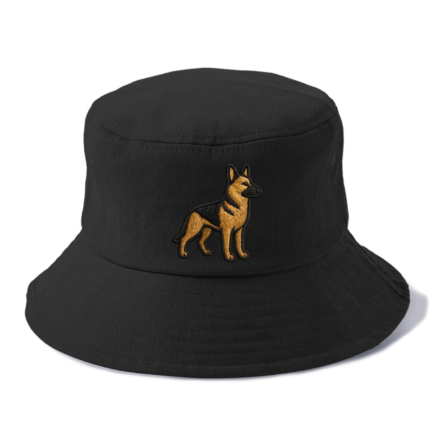 German Shepherd - Trendy minimal silhoue - Bucket Hat - Black