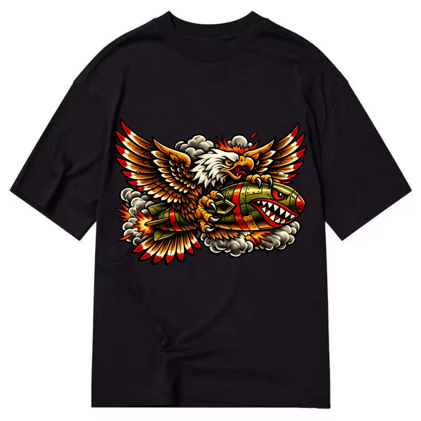 War Eagle Bomb - Classic T-shirt - Black