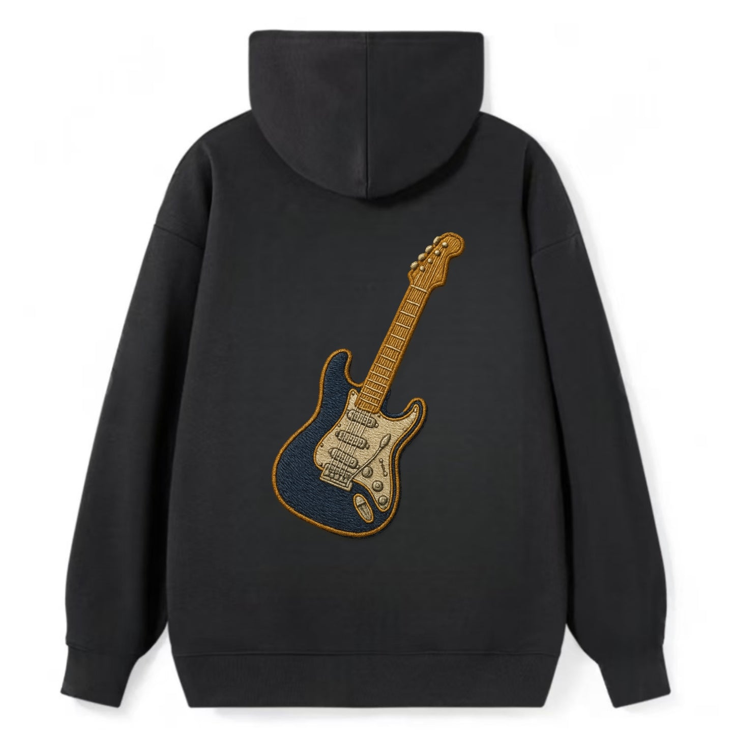 Electric Guitar - Classic Pullover Hoodie - Black