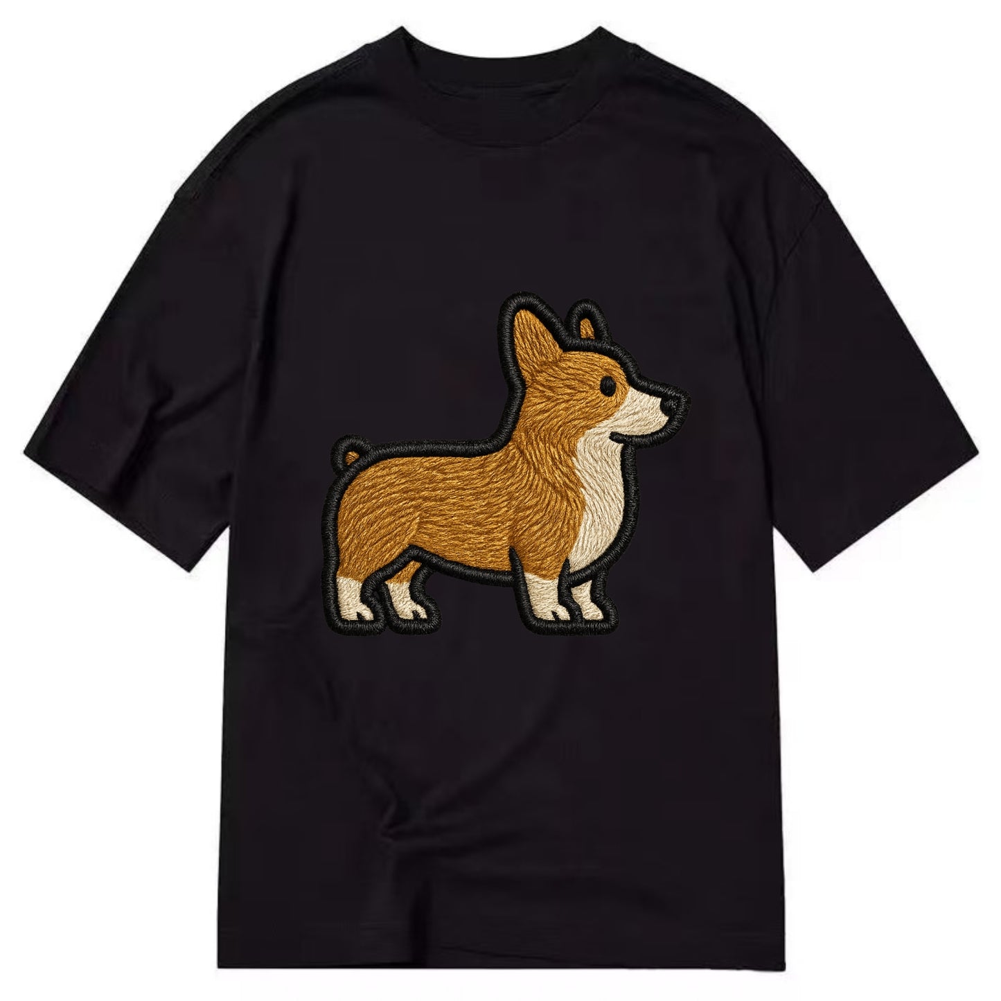 Pembroke Welsh Corgi - Trendy minimal sh - Classic T-shirt - Black
