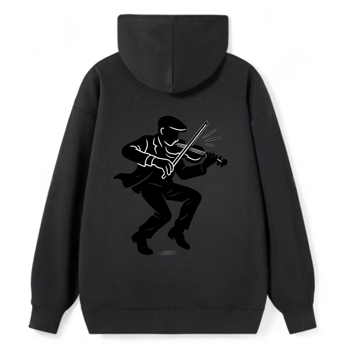 Irish folk musician traditional jig - Classic Pullover Hoodie - Black