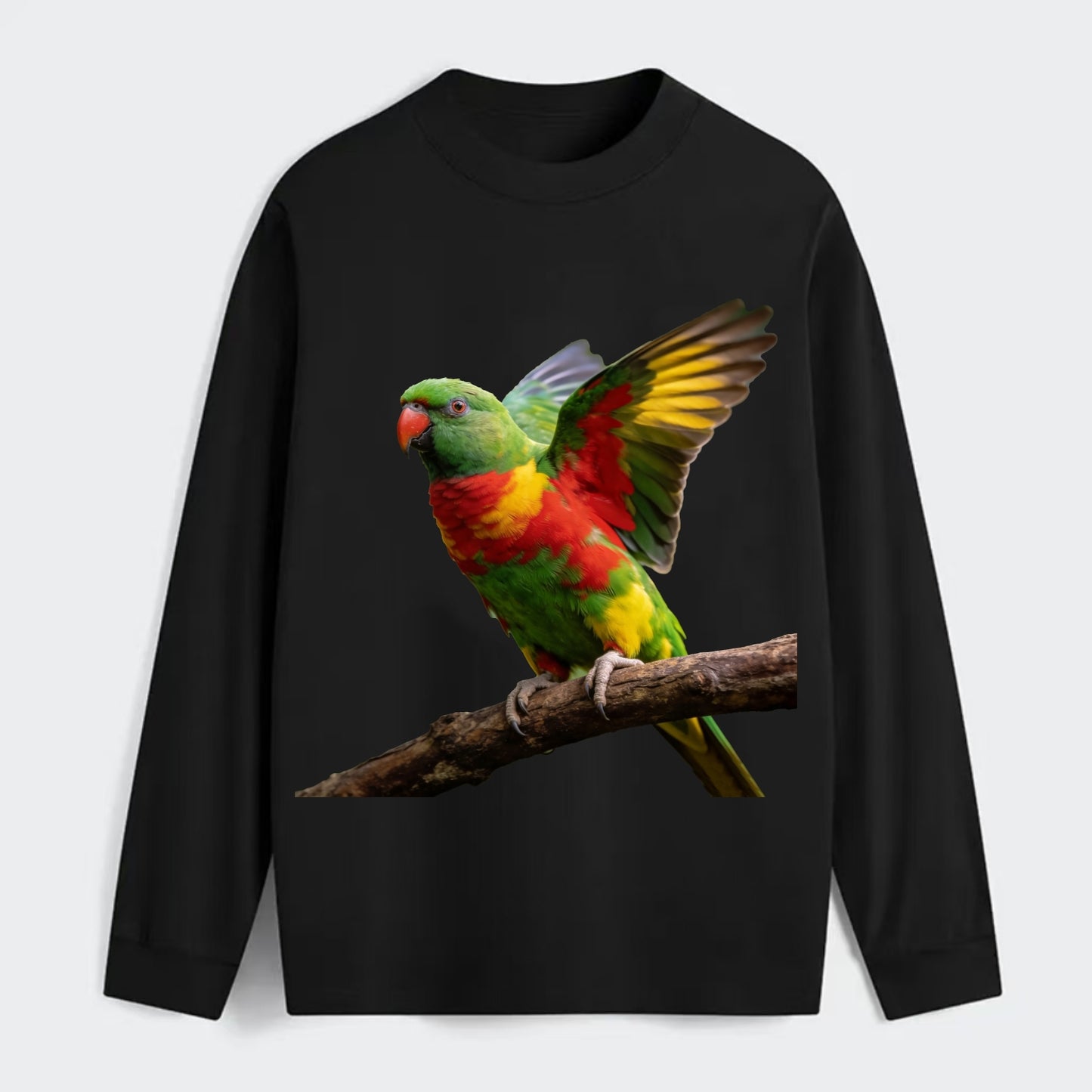 Parrot - Classic Long Sleeve Shirt - Black