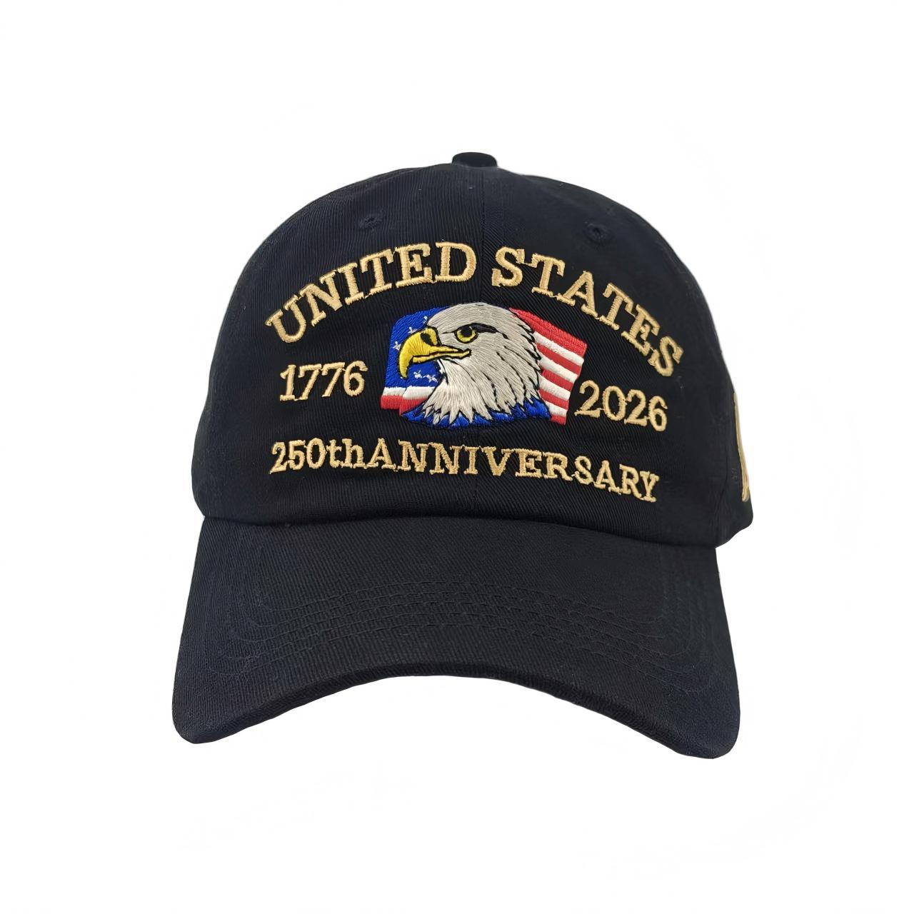 250th Anniversary Embroidered Baseball Cap | USA Independence Day Style
